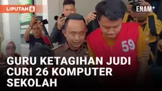 Ketagihan Judi Online, Guru SMP di Pangadaran Nekat Curi Laptop dan Komputer Sekolah