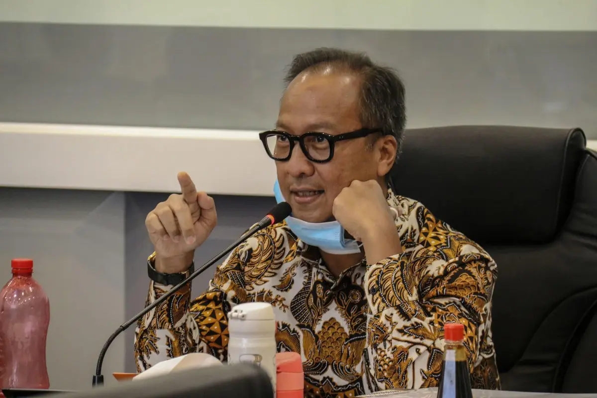 Menteri Perindustrian (Menperin) Agus Gumiwang Kartasasmita di Jakarta, Jumat (5/6/2020). (Dok Kemenperin)