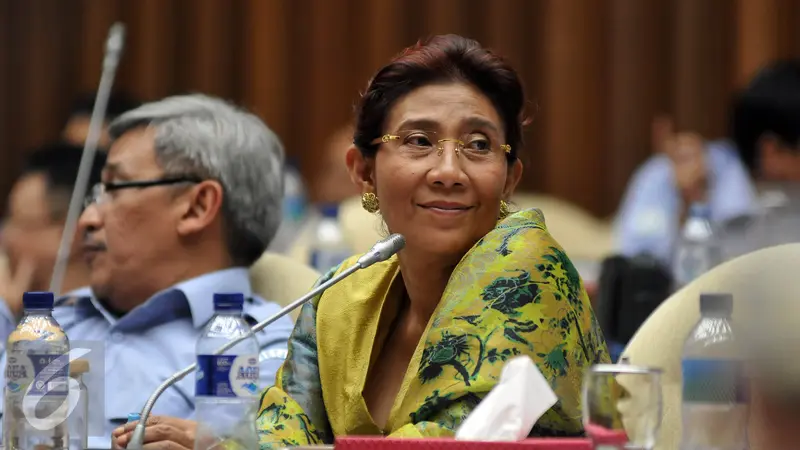 20160413- Susi Pudjiastuti Saat Raker Bareng Komisi IV-Jakarta-Johan Tallo