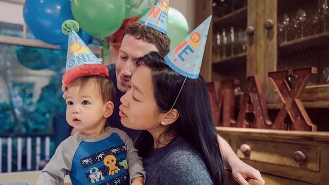 Mark Zuckerberg dan keluarganya. (Instagram/ zuck)