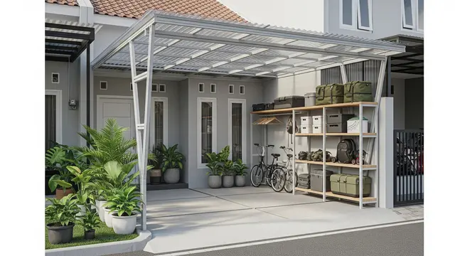 Model Carport Mini untuk Mobil Kota