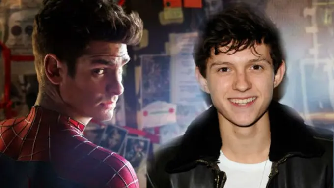 [Bintang] Tom Holland dan Andrew Garfield
