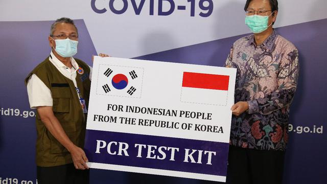 Korea Selatan Sumbang 32 200 Alat Tes Pcr Corona Covid 19 Ke Indonesia Global Liputan6 Com