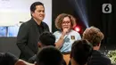 Ketua Umum PSSI Erick Thohir menyebut turnamen kali ini sebagai edisi paling berbobot dalam sejarah Piala Presiden. (Liputan6.com/Herman Zakharia)