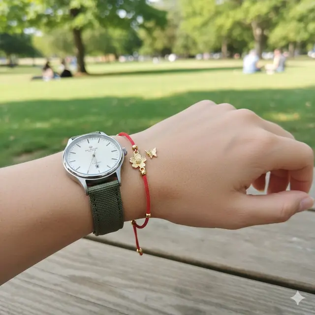 Gelang Tali Emas (Gold Thread): Sentuhan Kasual yang Ringan