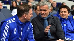 Tottenham menjadi klub Inggris ketiga yang dilatih oleh Jose Mourinho dimana Chelsea menjadi klub pertama yang dibesut oleh manajer asal Portugal tersebut. (AFP/Ben Stansall)