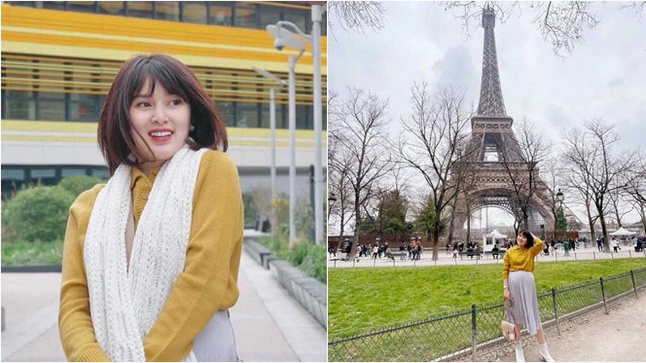 6 Potret Bahagia Rosiana Dewi Pamer Baby Bump di Paris, Banjir Pujian