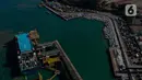Tiket penyeberangan Pelabuhan Merak-Bakauheni habis terjual hingga Senin (8/4/2024). (Liputan6.com/Angga Yuniar)
