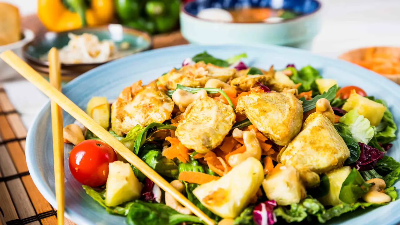 Resep Honey Mustard Chicken Salad
