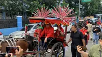 Pendaftaran Bakal Caleg PDI Perjuangan diiringi dengan parade kebudayaan yang digelar dari Kantor PDIP, hingga ke Kantor KPU di Jalan Imam Bonjol, Menteng Jakarta.