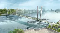 Sebuah jembatan baru akan dibangun di Nine Elms, London dengan berbagai usulan desain yang aneh.