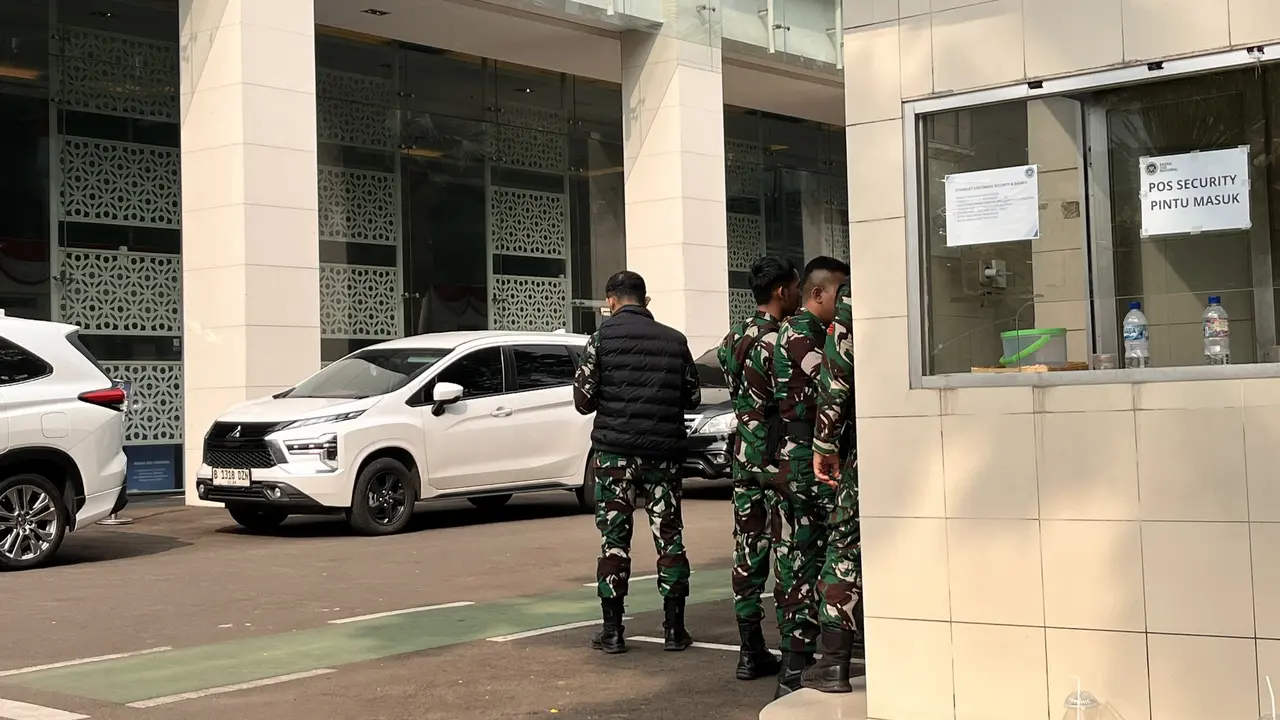 Suasana di kantor Badan Gizi Nasional (BGN), Jalan Kebon Sirih, Menteng, Jakarta Pusat.