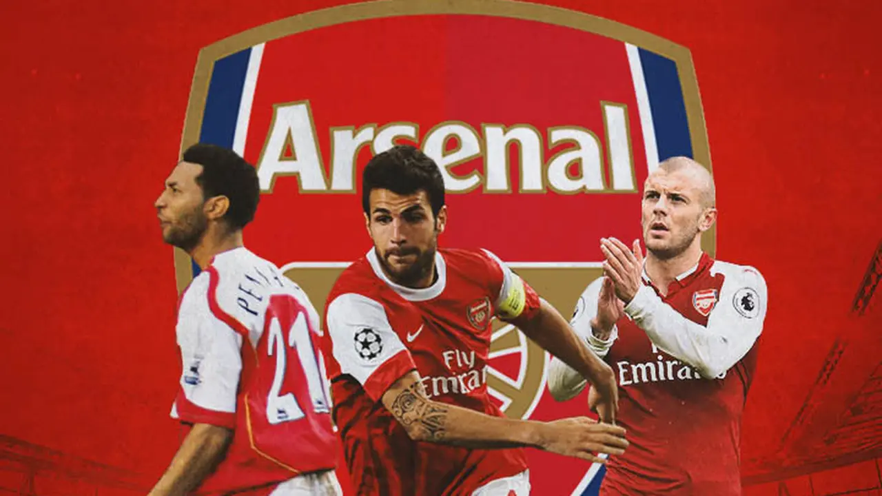 Arsenal - Jermaine Pennant, Cesc Fabregas, Jack Wilshere