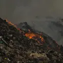Pantauan Udara Kebakaran TPA Jatiwaringin, Api Masih Membara