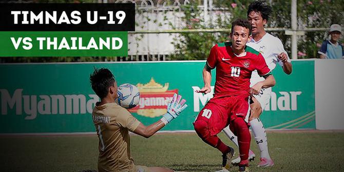 VIDEO: Highlights Piala AFF U-18, Timnas Indonesia U-19 Vs Thailand 0-0 (Pen. 2-3)