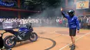 Toprak Razgatlioglu kembali hadir di Indonesia dengan status sebagai pebalap MotoGP setelah meninggalkan Superbike. Dia kini membela tim Prima Pramac Yamaha dan bakal membalap di MotoGP 2026 dengan status rookie. (Bola.com/M Iqbal Ichsan)