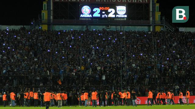 Tribune timur Stadion Kanjuruhan.