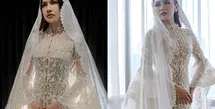 Lihat di sini detail desain bridal robe Mahalini Raharja yang terinspirasi dari lagu-lagu hitsnya.