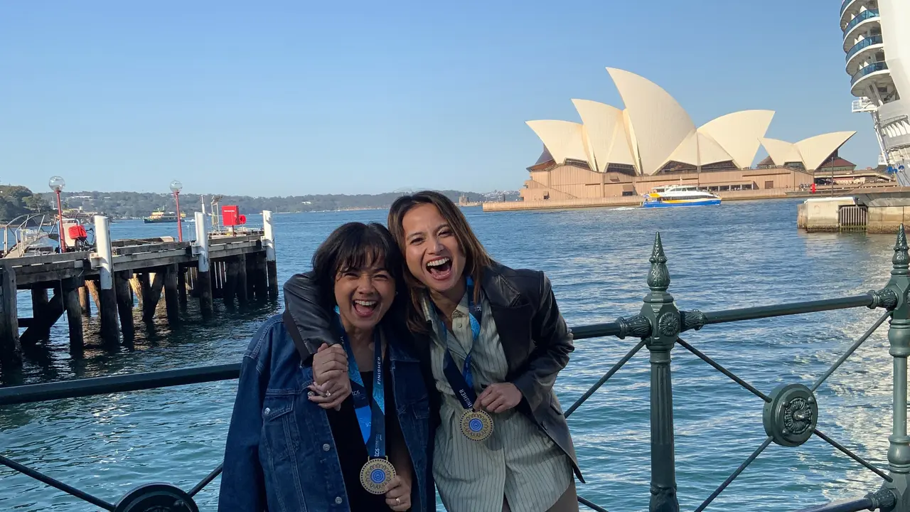 Acha Septriasa dan Nirina di Sydney