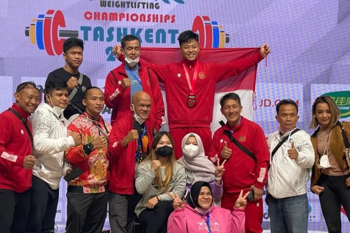 Rahmat Erwin Abdullah Rebut Perunggu di Kejuaraan Asia Angkat Besi