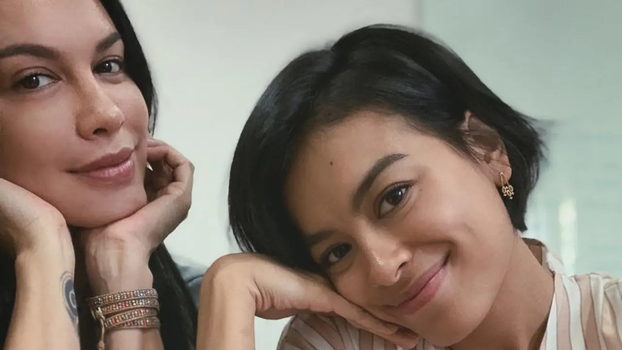 Potret Eva Celia dan Sophia Latjuba