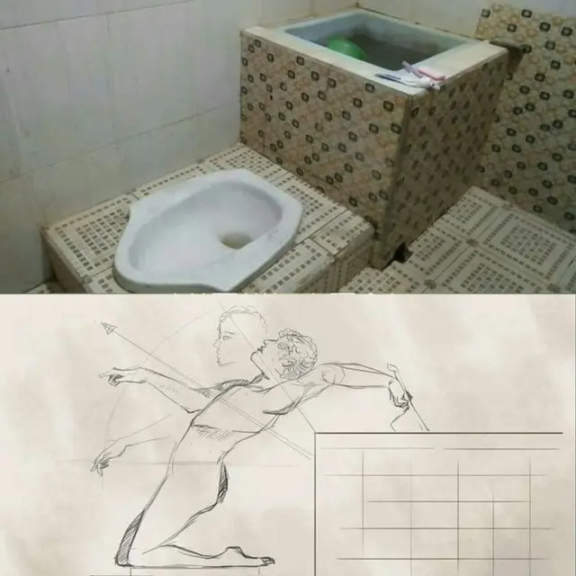 6 Potret kocak jamban tata letaknya nyeleneh, bikin repot pas mau buang hajat