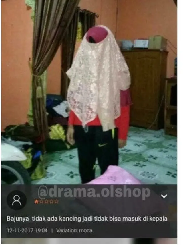 6 Ulasan Pembeli Online Shop saat Beli Baju Kekecilan Ini Kocak