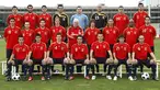 Photo of the Spanish squad for the Euro 2008 football Championships taken at the Las Rozas sports city near Madrid on May 29, 2008. AFP PHOTO/RFEF/CARMELO RUBIO