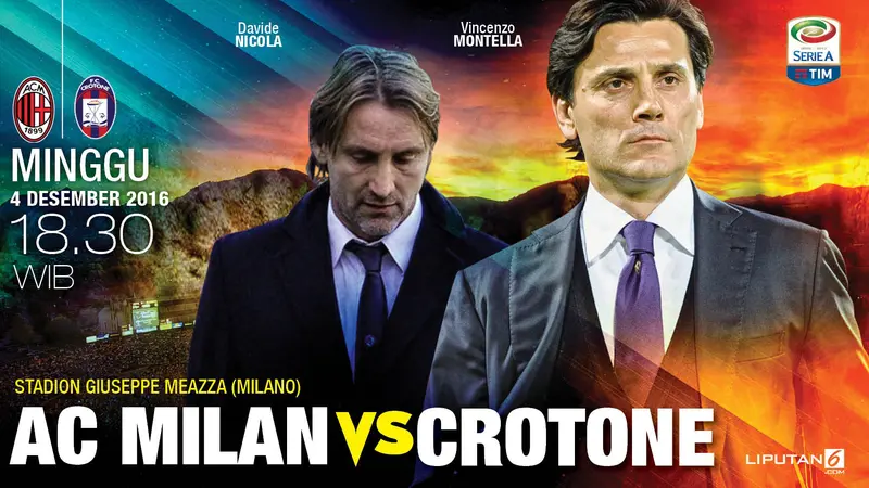 Prediksi AC MILAN VS CROTONE