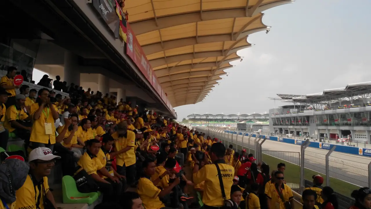 Suasana sirkuit MotoGP Sepang