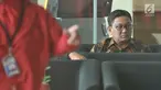 Mantan anggota Komisi II DPR Abdul Malik Haramain bersiap menjalani pemeriksaan di gedung KPK, Jakarta, Selasa (4/7). (Liputan6.com/Helmi Afandi)