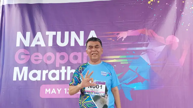 Gaet Wisatawan, Natuna Geopark Marathon Diikuti 840 Peserta Dalam dan Luar Negeri