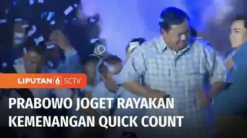 VIDEO: Prabowo-Gibran Merayakan Kemenangan Satu Putaran Versi Quick Count di Istora Senayan