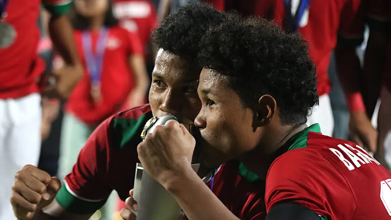 Bagus Kahfi dan Bagas Kaffa Piala AFF U-16 2018.