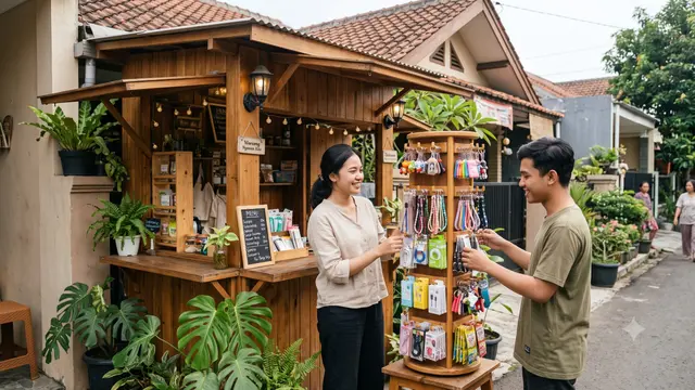Desain Warung Kecil Depan Rumah