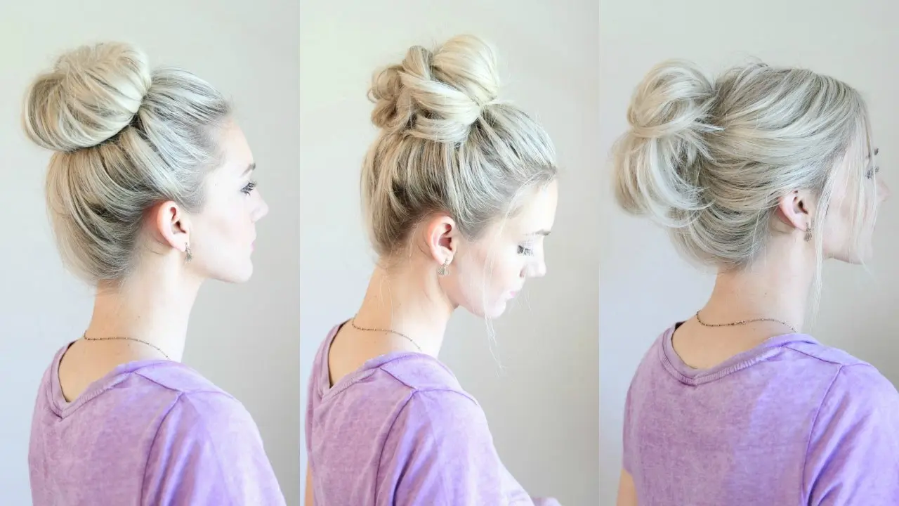 Messy bun untuk Valentine