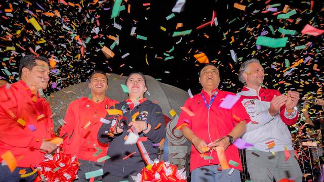 Peresmian Rumah Indonesia di Jakarta, Senin (13/08).