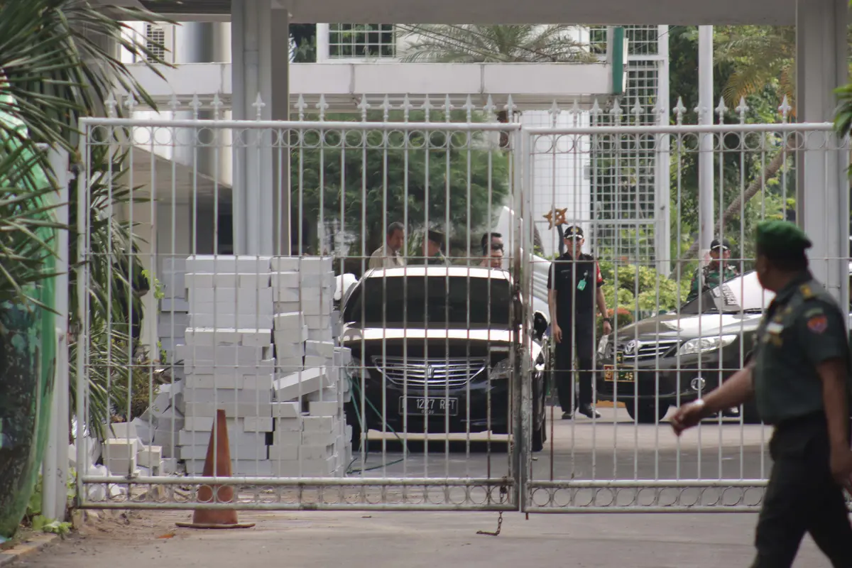 Suasana RSPAD Saat Menko Polhukam Wiranto Tiba