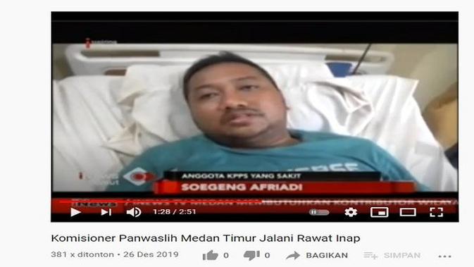 Gambar Tangkapan Layar Video dari Channel YouTube Panwaslih Medan Timur.