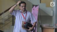 Mantan Menteri Dalam Negeri (Mendagri) Gamawan Fauzi  tiba untuk menjalani pemeriksaan di Gedung KPK, Jakarta, Senin (18/11/2019). Gamawan Fauzi  diperiksa dalam kasus dugaan korupsi pembangunan empat kampus IPDN di Sulawesi Selatan dan Sulawesi Utara. (merdeka.com/Dwi Narwoko)