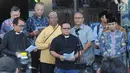 Sejumlah tokoh lintas agama menyatakan dukungan terhadap KPK di lobi Gedung Merah Putih KPK, Jakarta, Selasa (10/9/2019). Mereka menolak upaya pelemahan KPK oleh DPR melalui revisi UU No 30 Tahun 2002 tentang KPK. (merdeka.com/Dwi Narwoko)