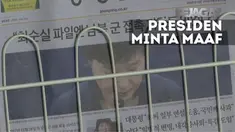 Permintaan maaf ini membuat popularitas presiden turun di hadapan rakyatnya.