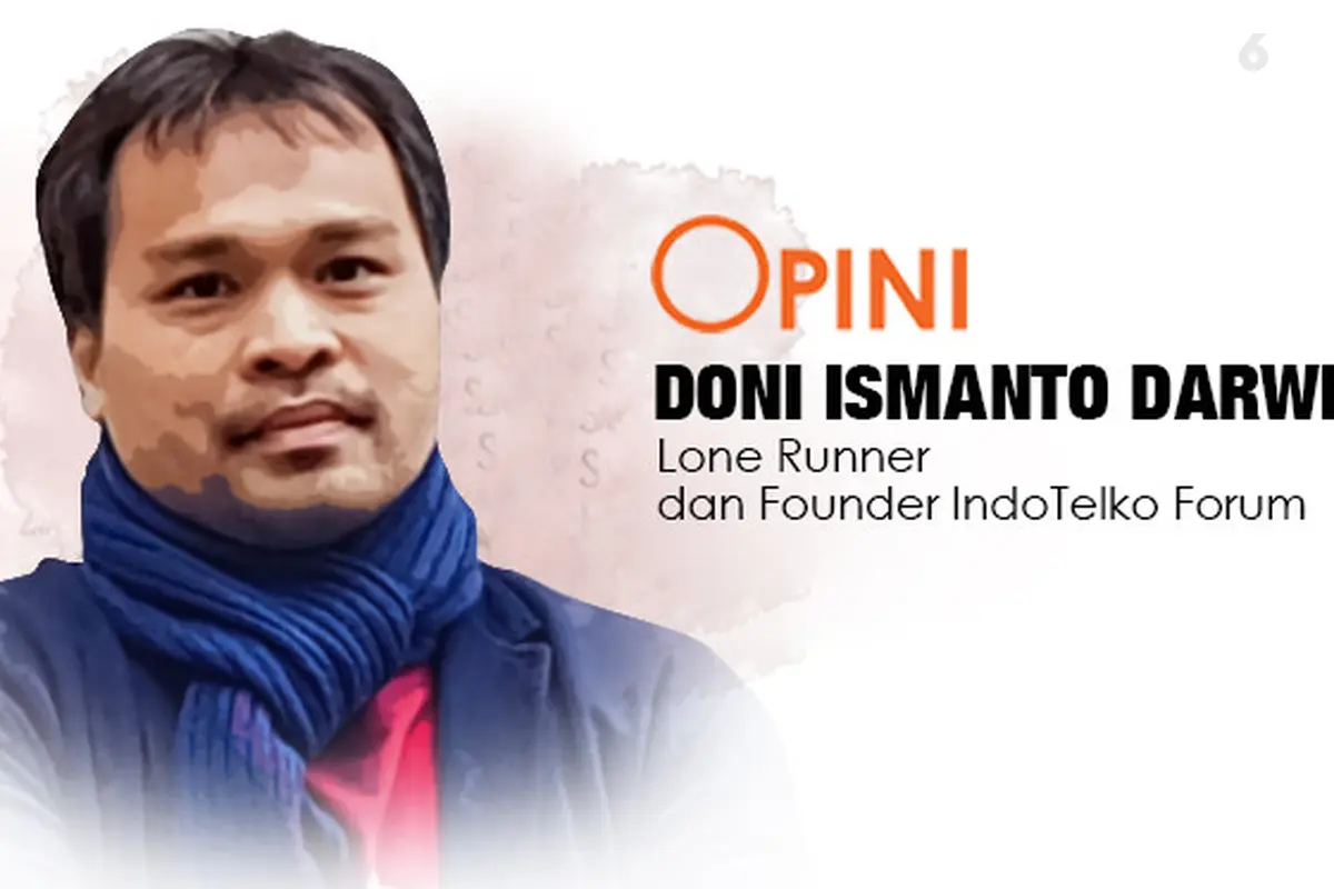 Doni Ismanto Darwin, Lone Runner dan Founder IndoTelko Forum. Dok: Triyasni