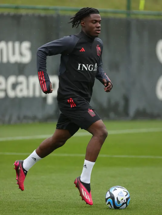 Ini juga akan menjadi era baru Belgia di bawah asuhan pelatih Domenico Tedesco yang baru saja ditunjuk menggantikan Roberto Martinez. (Photo by VIRGINIE LEFOUR / Belga / AFP)