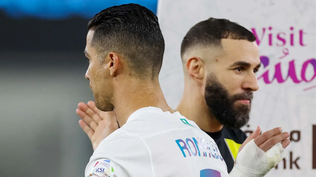 Foto: Perang Bintang di Laga Al Ittihad vs Al Nassr, Cristiano Ronaldo Cetak Gol ke-53 di Sepanjang 2023