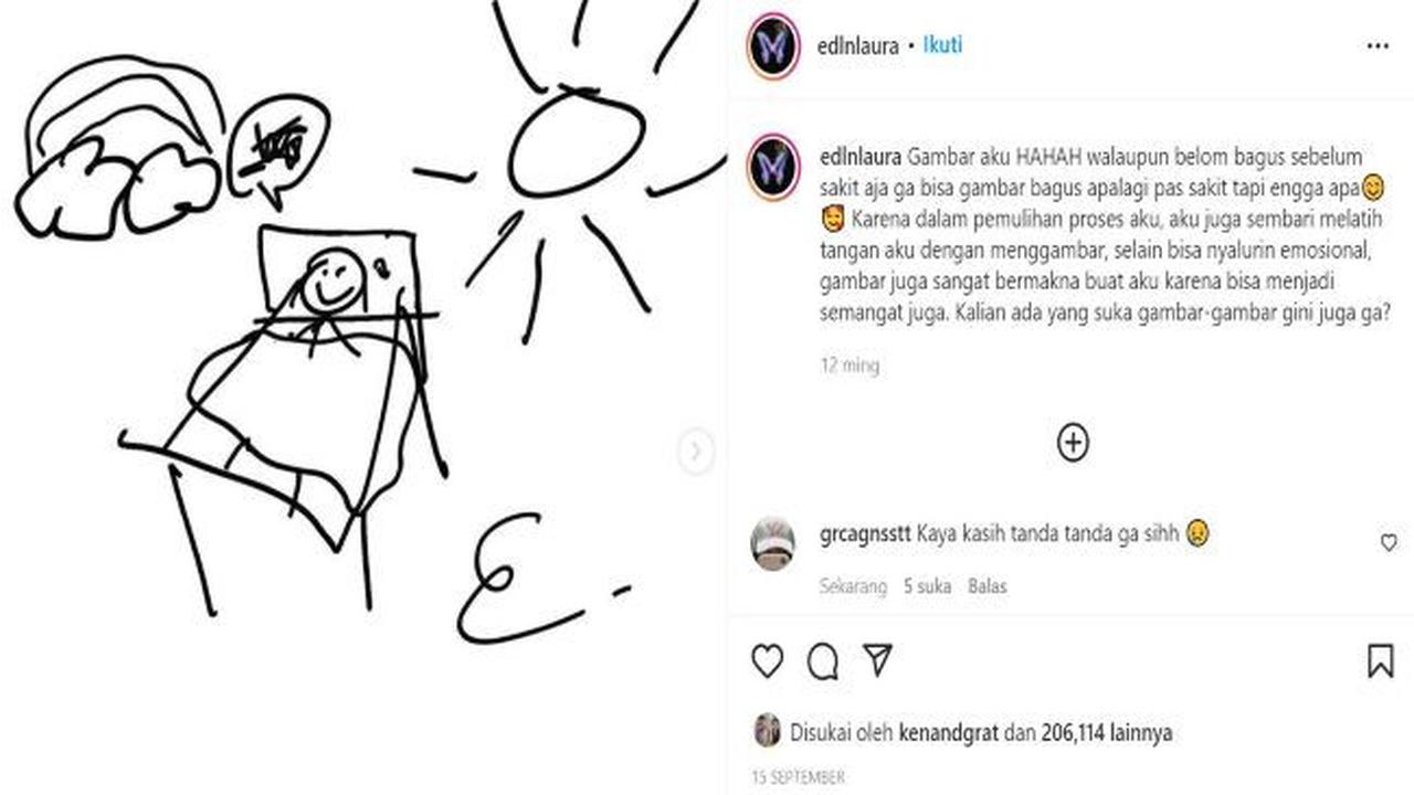 Unggahan selebgram Laura Anna (foto: instagram @edlnlaura)