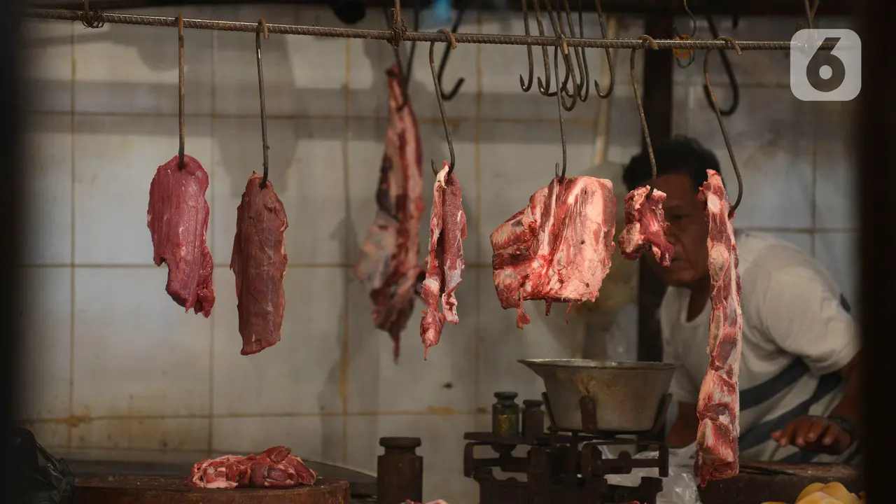 FOTO: Pedagang Daging Sapi Akan Mogok Jualan Mulai Besok