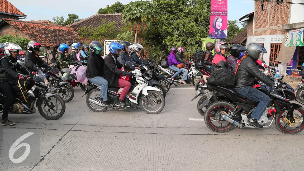 20150715-Pemudik Motor di Pantura-Jabar