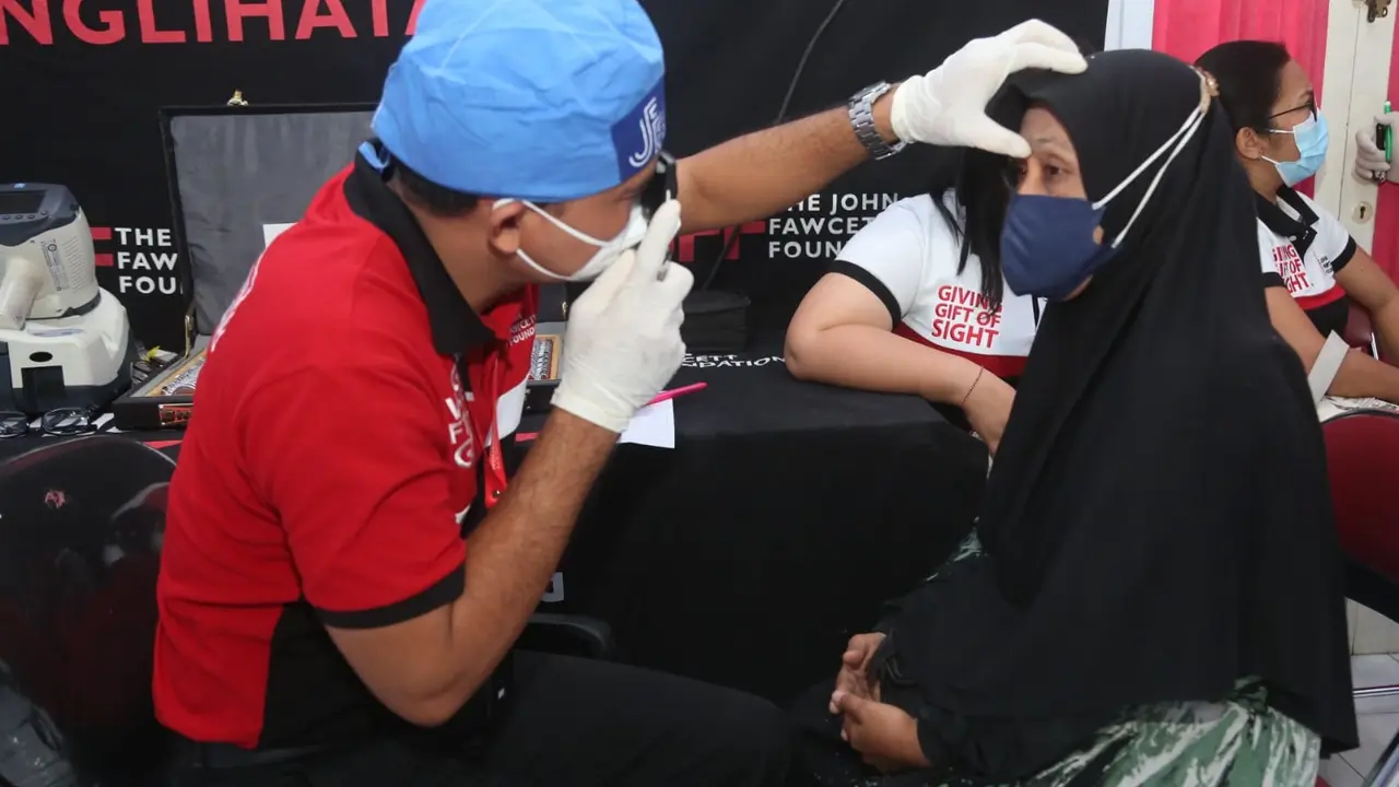 Operasi Katarak geratis di Banyuwangi. (Istimewa)