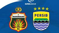 Bhayangkara FC vs Persib Bandung di BRI Super League. (Bola.com/Generated AI)